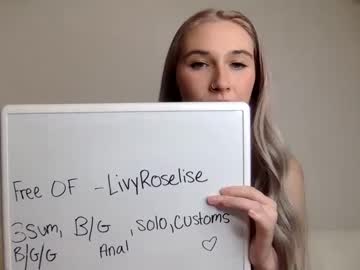 girl Ebony, Blondes, Redheads Xxx Sex Chat On Chaturbate with livyroselise